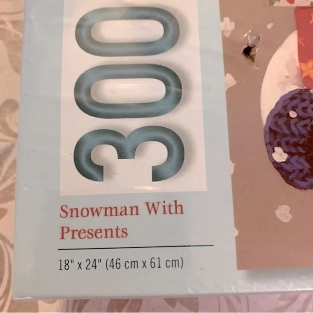 Bits and Pieces Snowman with Presents Puzzle Christmas Winter New & Sealed